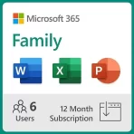 Microsoft Office 365 Family 6 Users 1 Year Subscription Key
