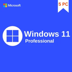 Microsoft Windows 11 Professional Plus Activation Key - 5 PC